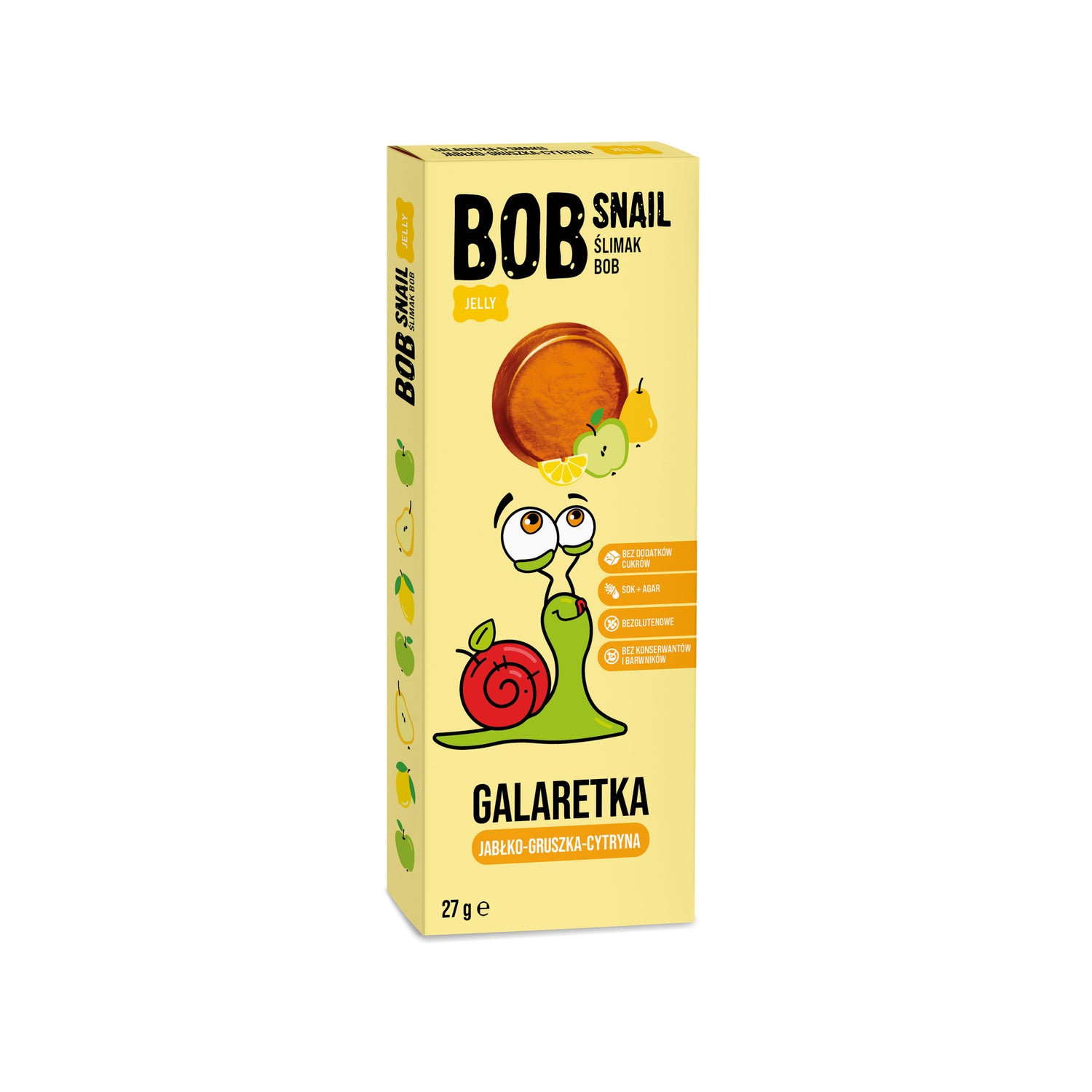 Bob Snail Galaretka Jabłko Gruszka cytryna 27g