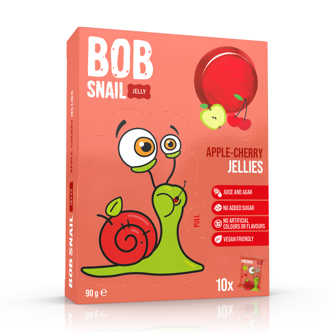 Bob Snail Galaretka Jabłko Wiśnia 90 g