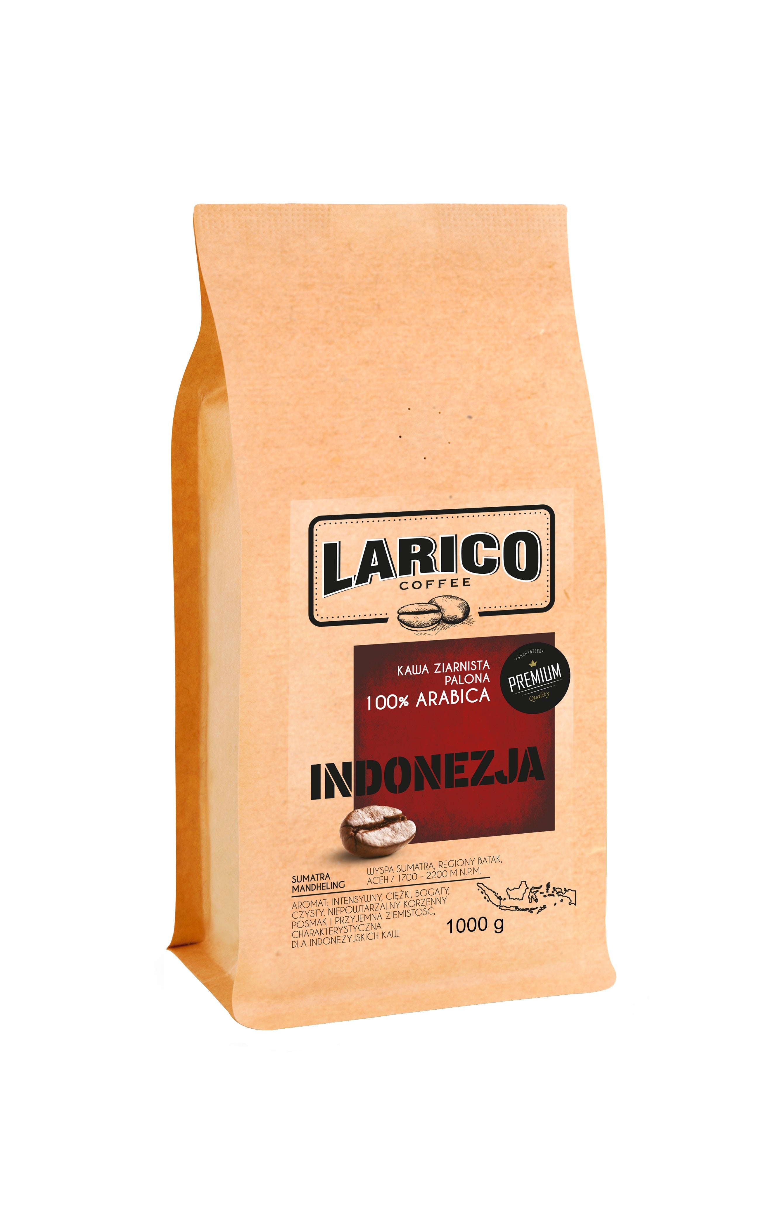 Larico Kawa Ziarnista INDONEZJA SUMATRA 1kg