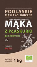 Mąka z płaskurki pełnoziarnista BIO 1 kg