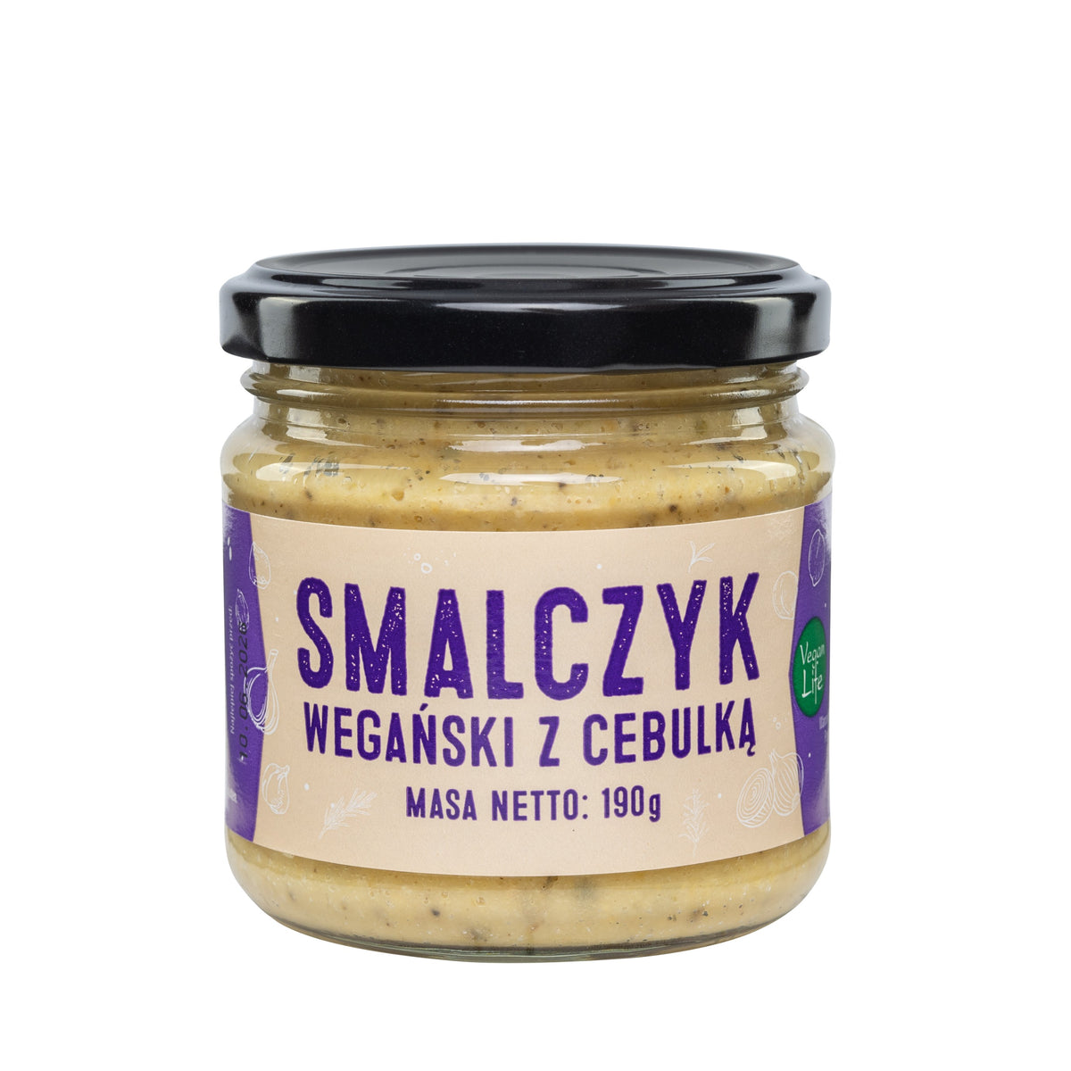 Smalczyk wegański z cebulką 190g