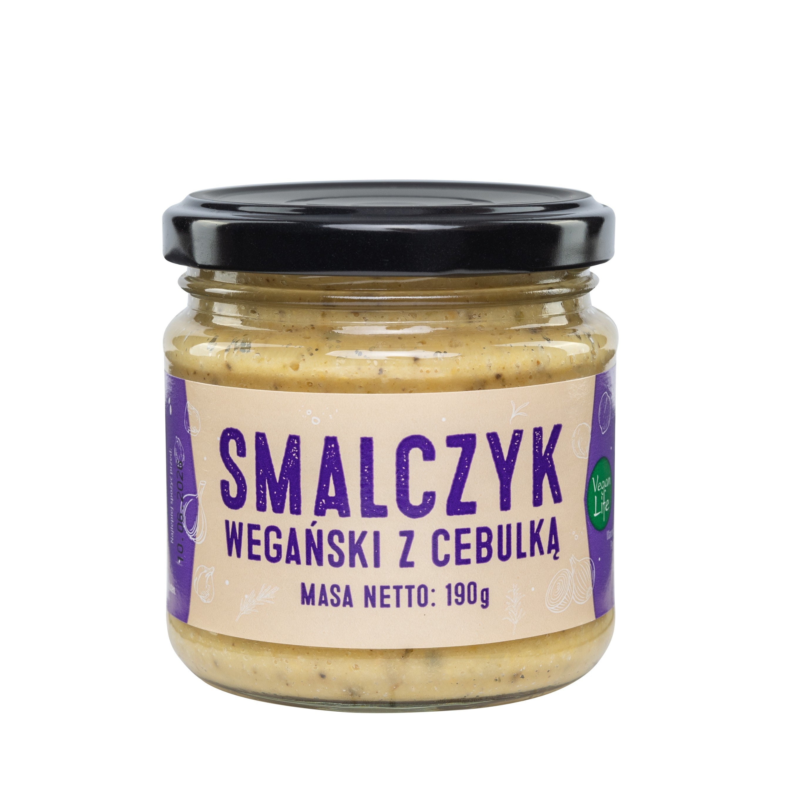 Smalczyk wegański z cebulką 190g
