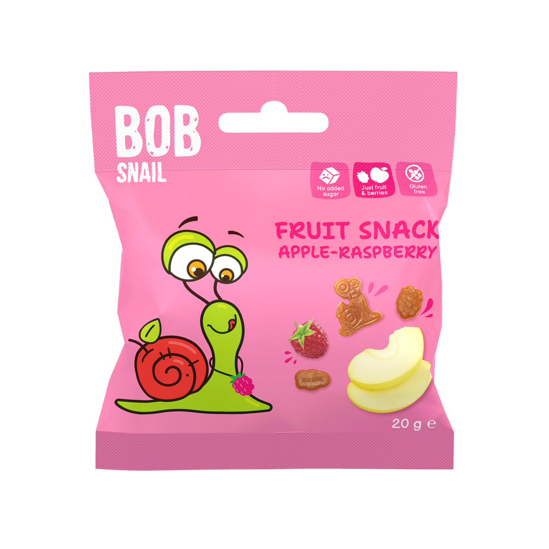 FRUIT SNACK "Jabłko Malina" ВОB SNAIL 20 G