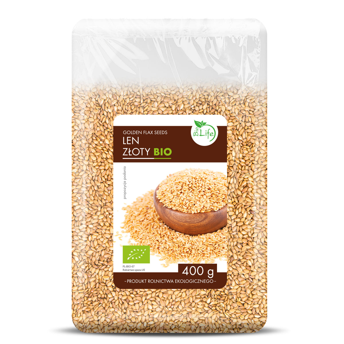 Siemię lniane złote BIO 400g