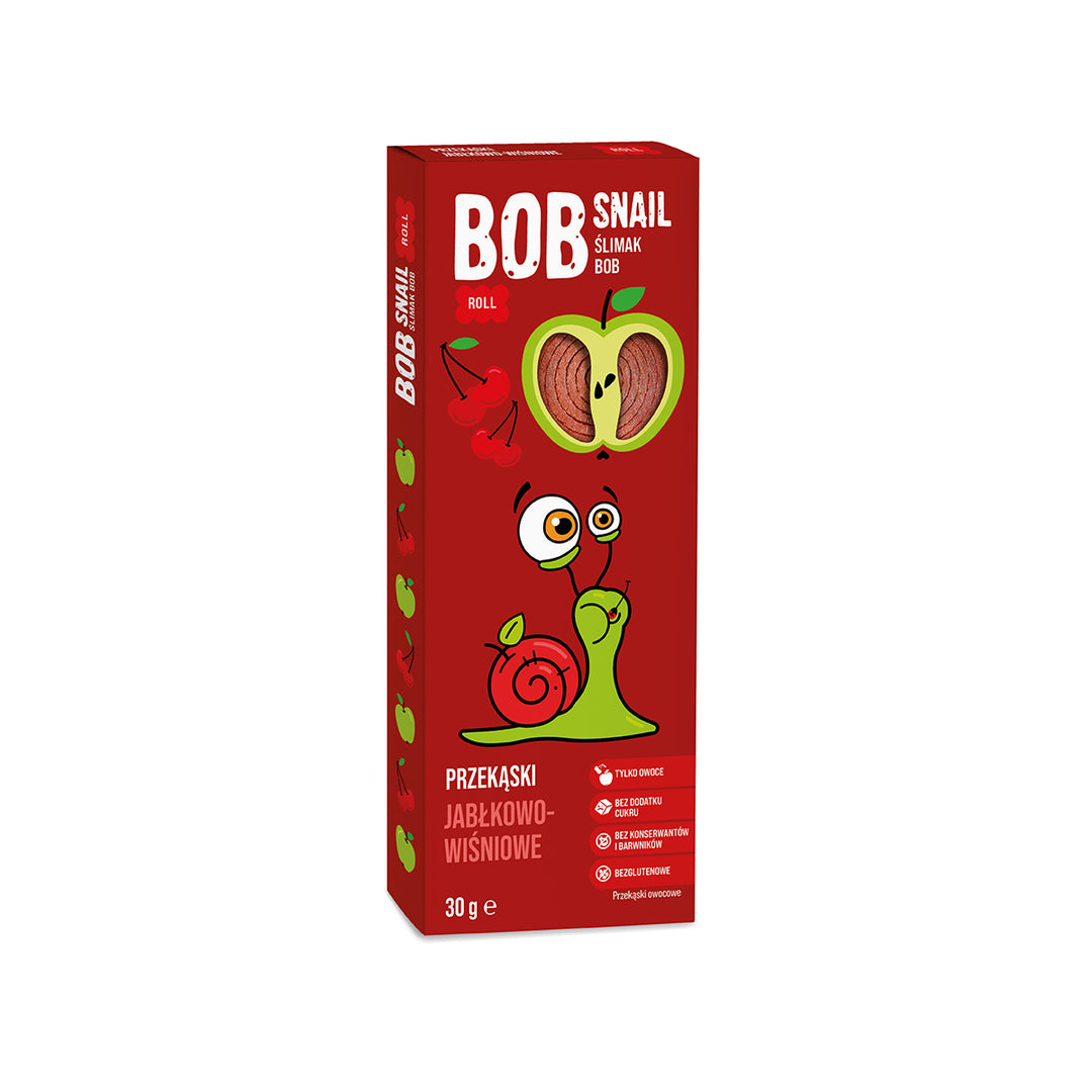 BOB SNAIL Rolls Jabłko Wiśnia  30 g