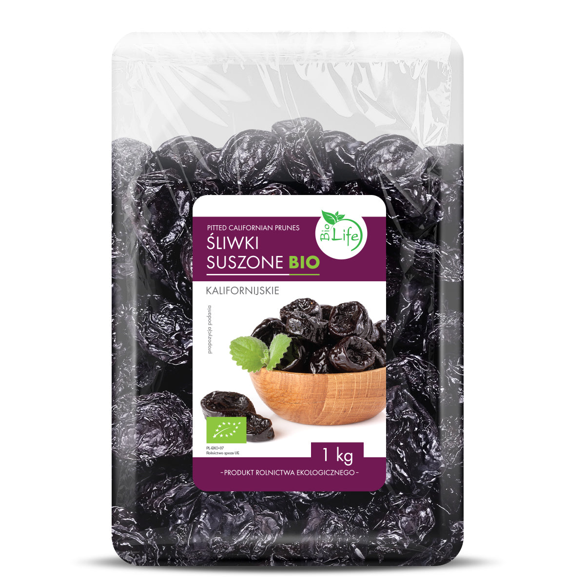 Śliwka suszona KALIFORNIJSKA BIO 1 kg