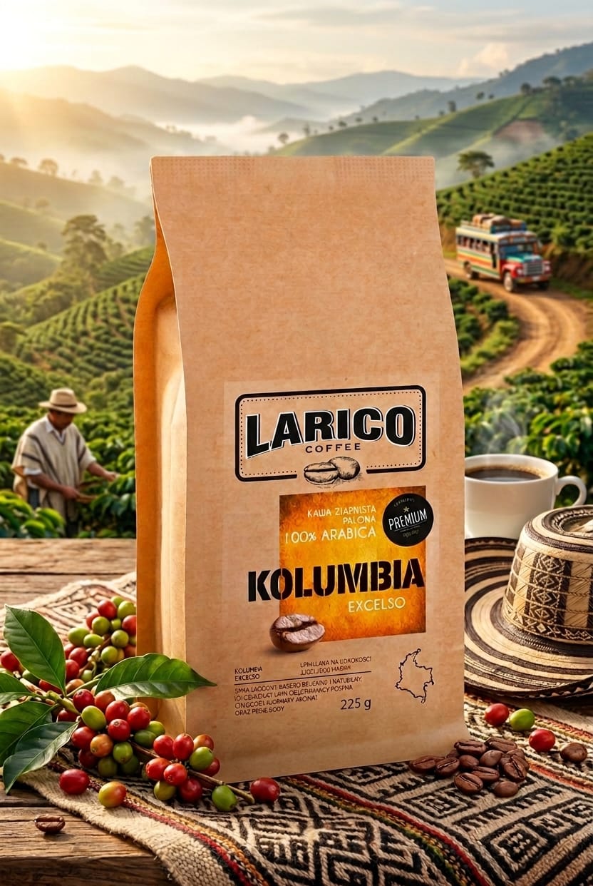 Larico Kawa Ziarnista Kolumbia Excelso 970g