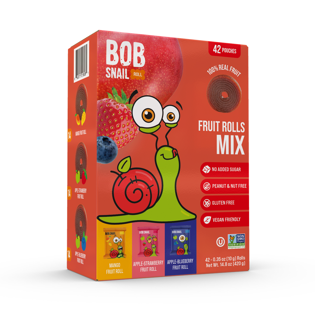 Bob Snail Fruit rolls mix 3-ch smaków 420g