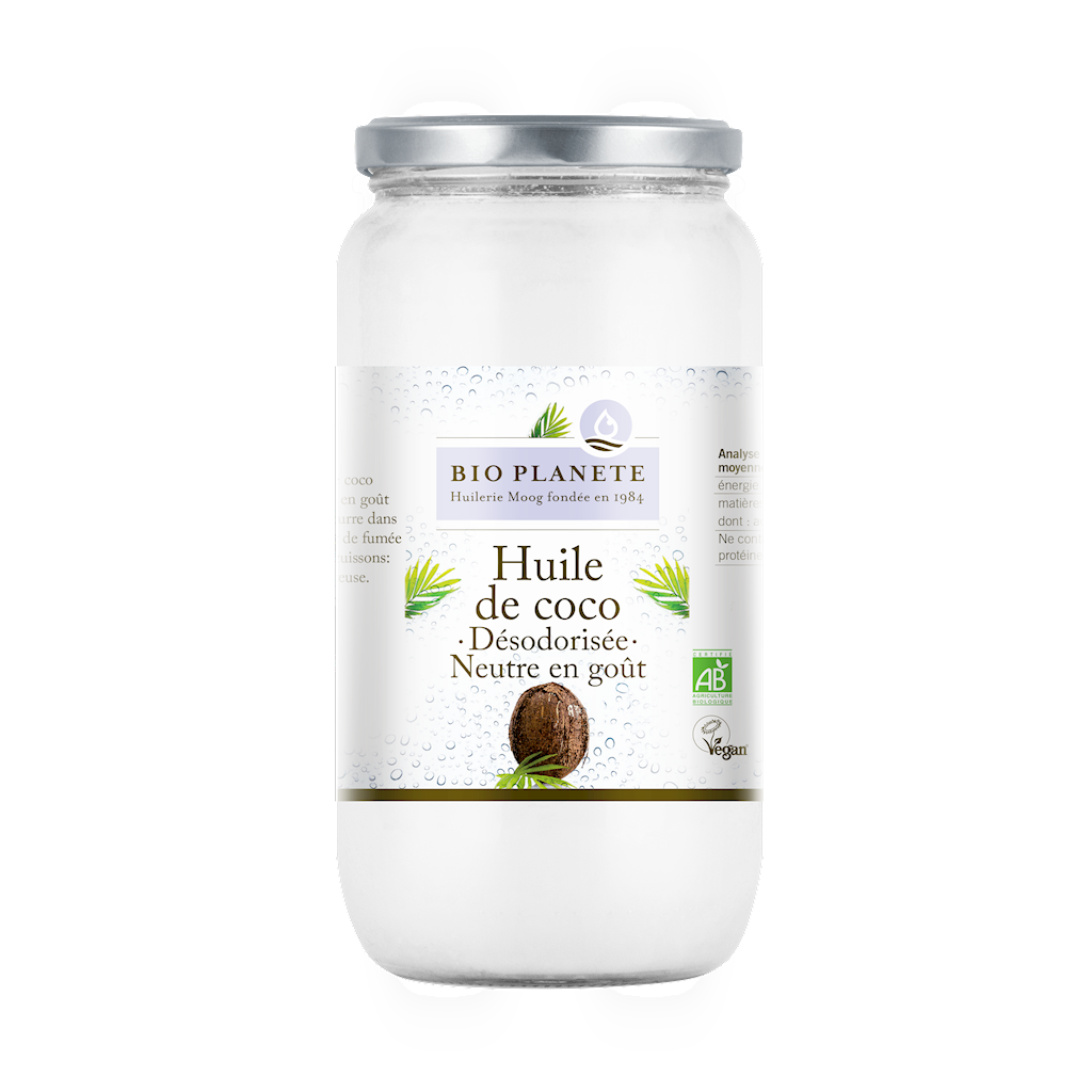 BIO PLANETE Ekologiczny Olej kokosowy bezwonny BIO 950ml