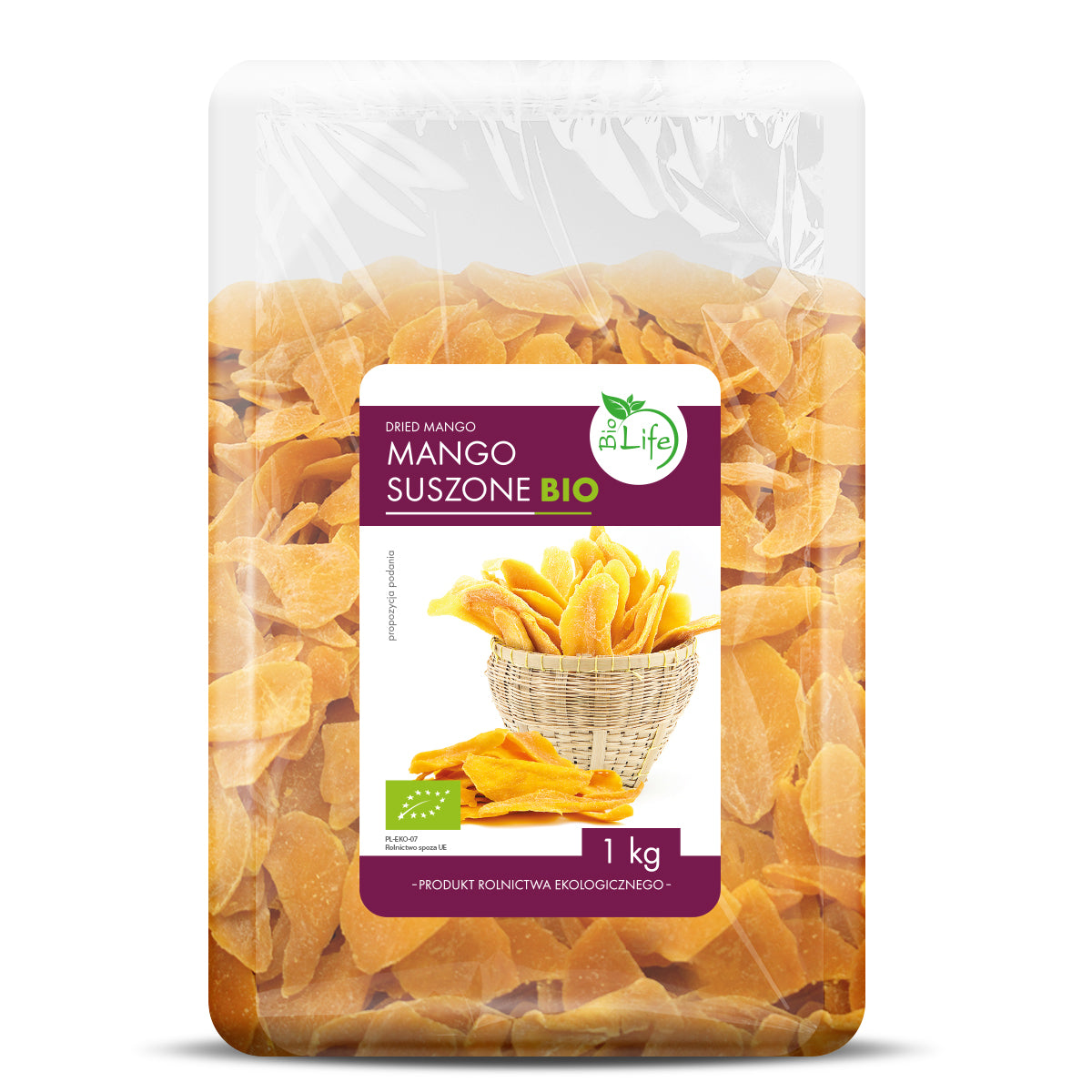 Mango suszone BIO 1 kg