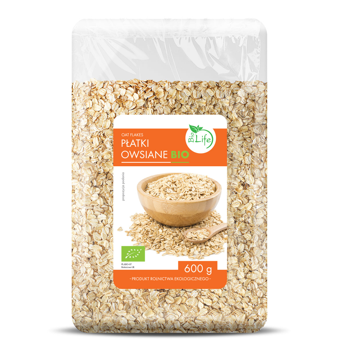 Płatki owsiane BIO 600g