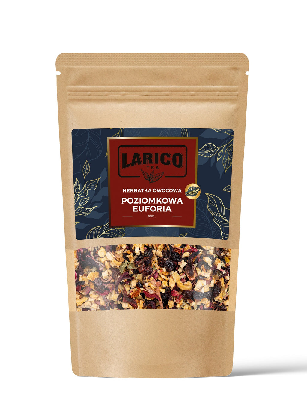 Larico Tea Herbatka Owocowa Poziomkowa Euforia 50g