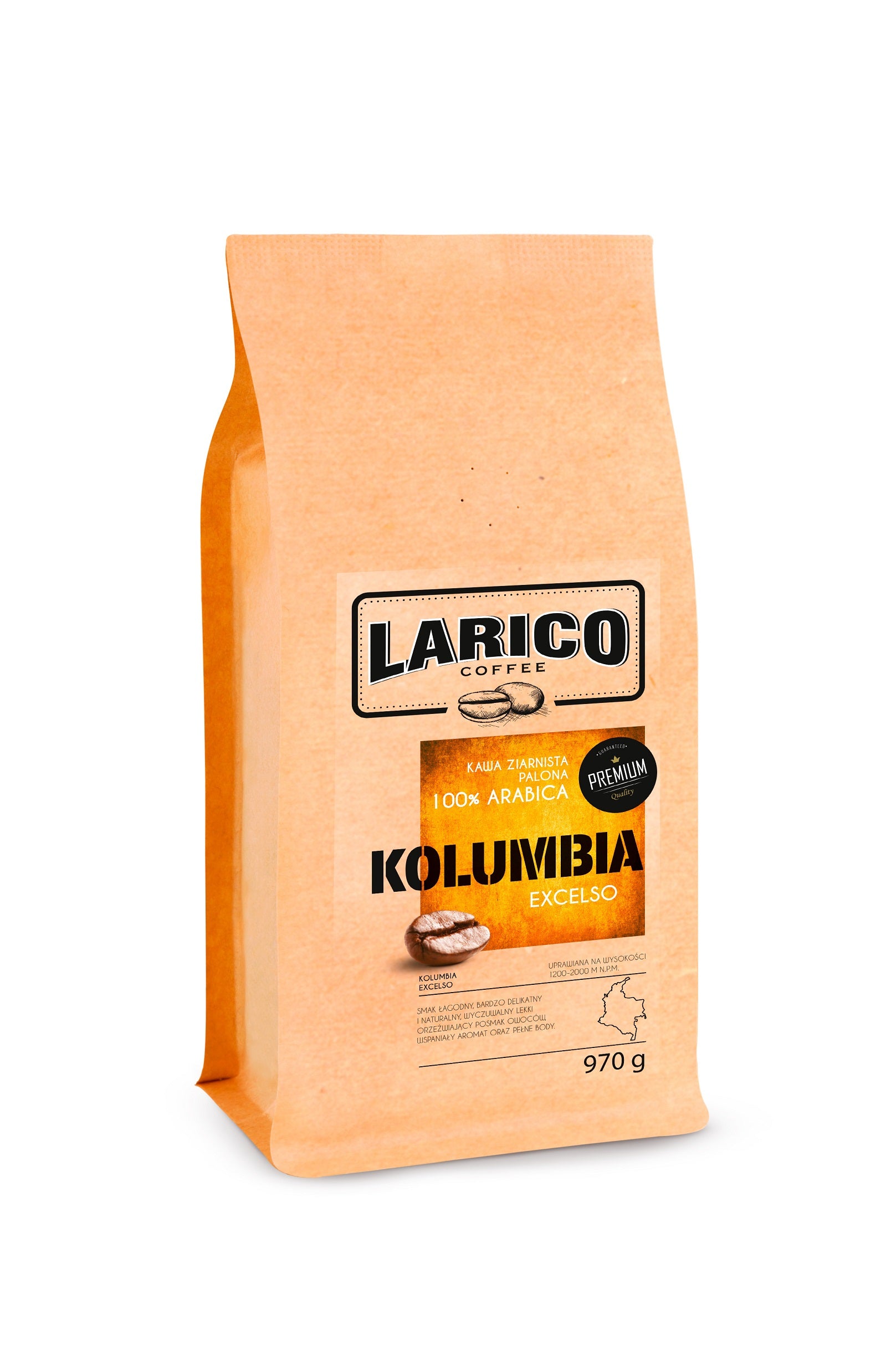 Larico Kawa Ziarnista Kolumbia Excelso 970g