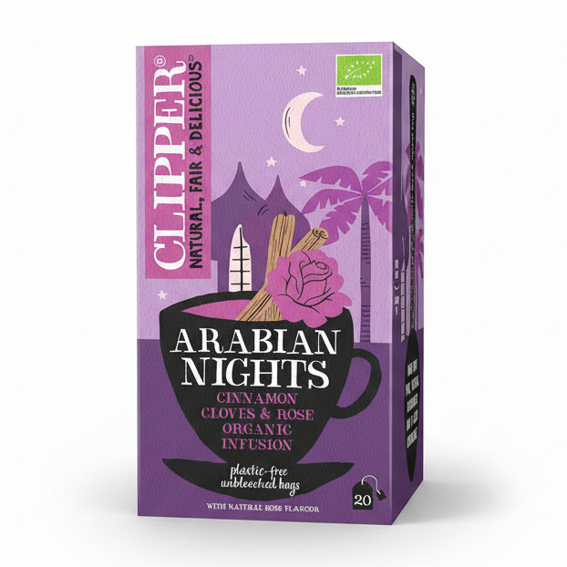 Ekologiczna Herbata z Cynamonem i goździkami o smaku róży (ARABIAN NIGHTS) BIO (20 x 2 g) 40g