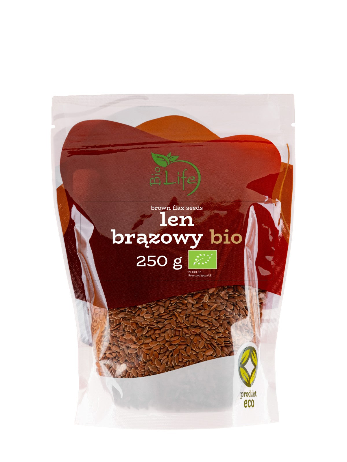 Siemię Lniane Brązowe BIO 250g