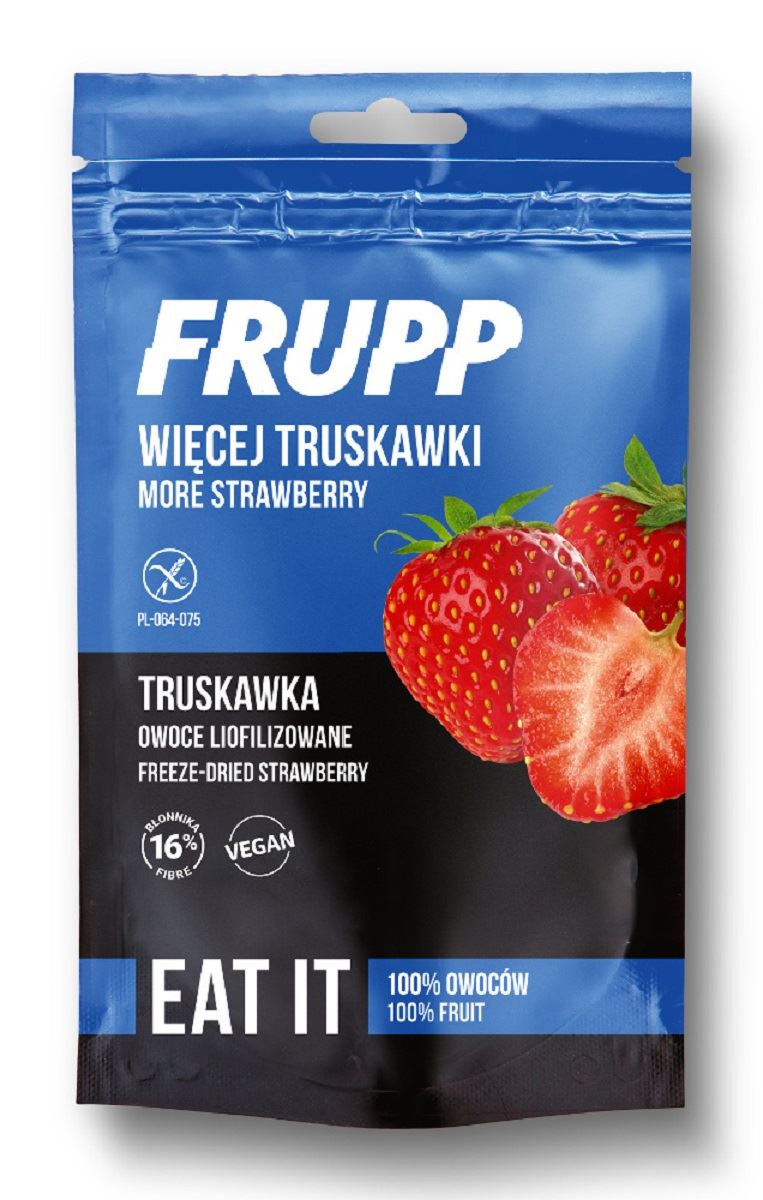 FRUPP Truskawki liofilizowane bezglutenowe 13g