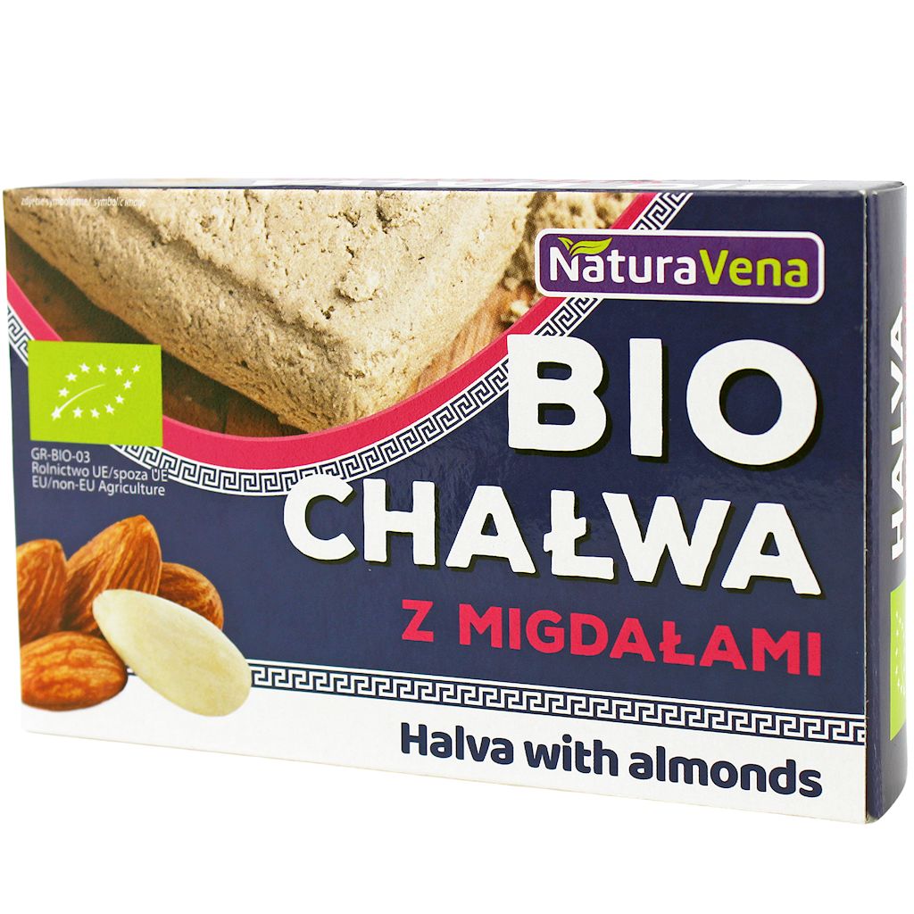 NATURAVENA Ekologiczna Chałwa o smaku waniliowym BIO 200g