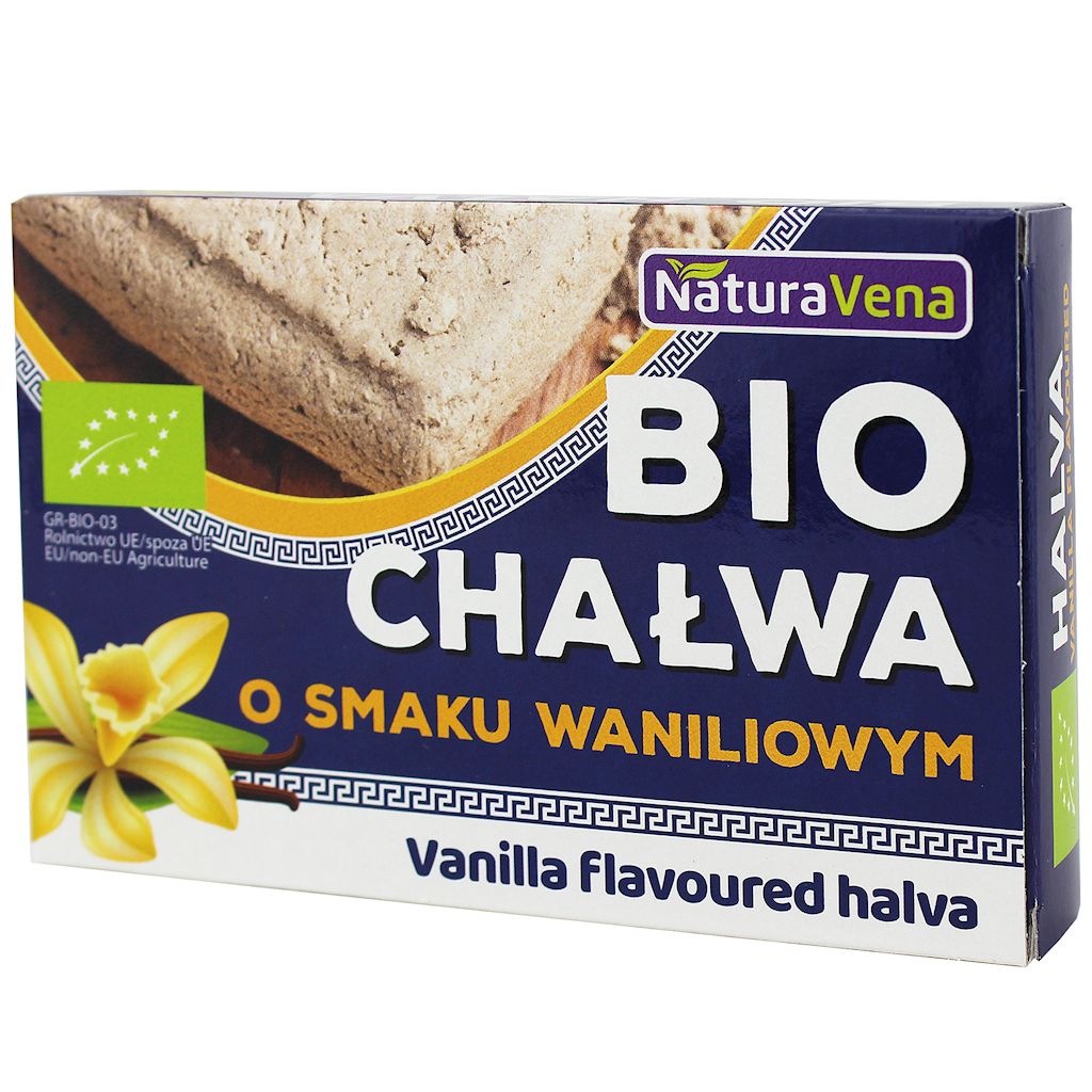 Ekologiczna Chałwa o smaku waniliowym BIO 200g