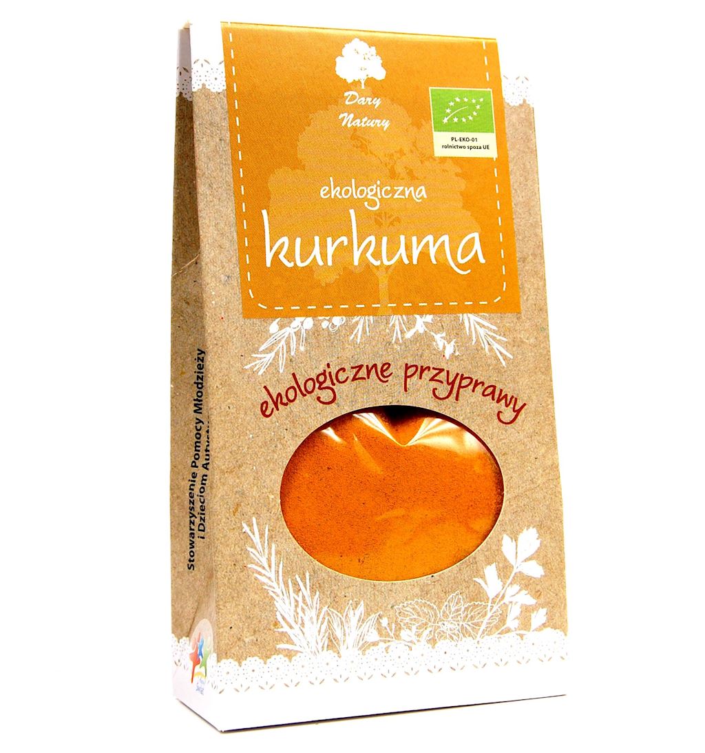 DARY NATURY Ekologiczna Kurkuma BIO 50g