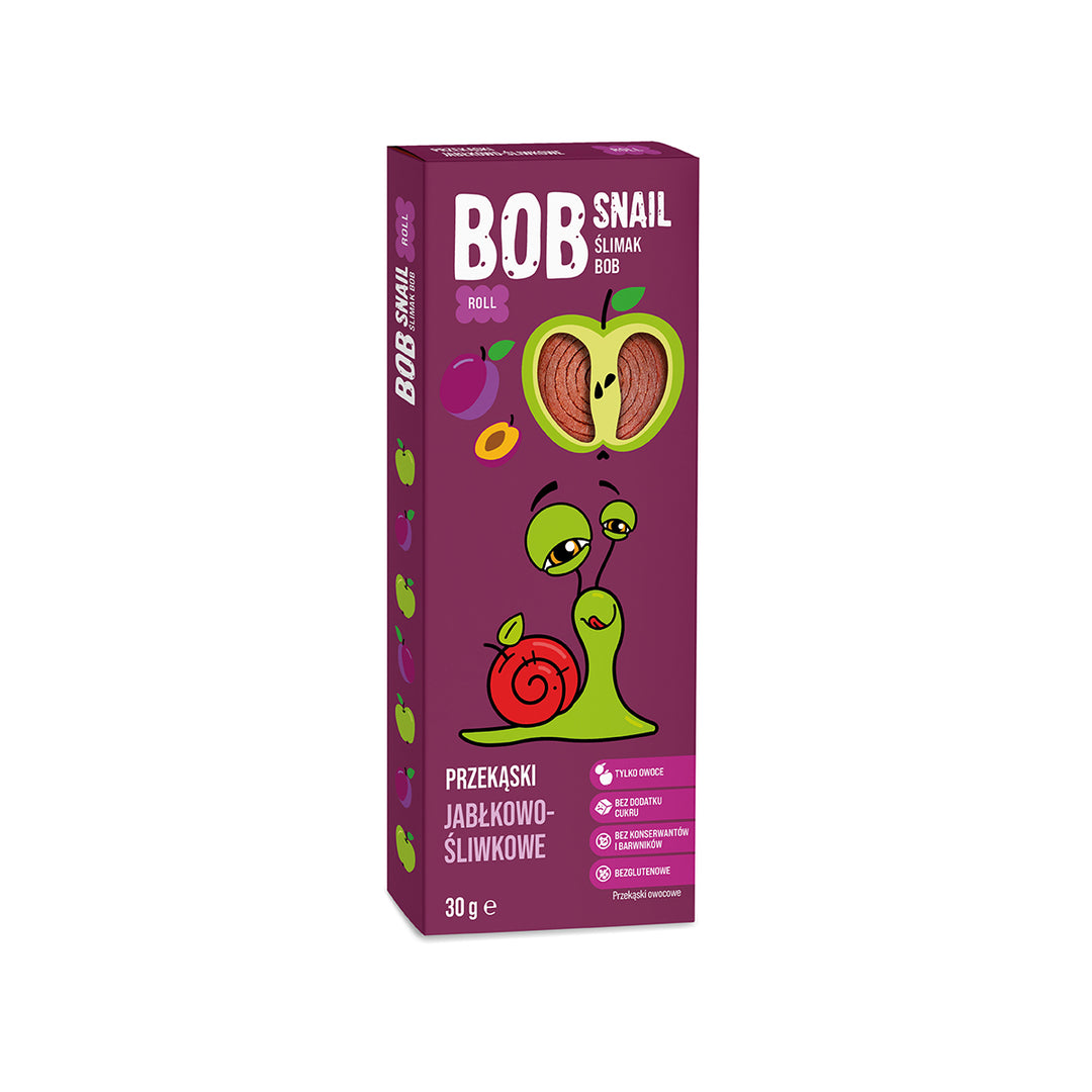BOB SNAIL Rolls Jabłko Śliwka  30 g
