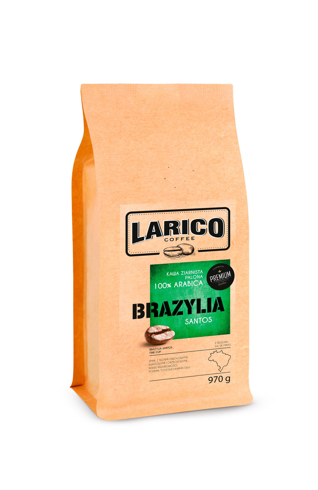 Larico Kawa Ziarnista Brazylia Santos 970g