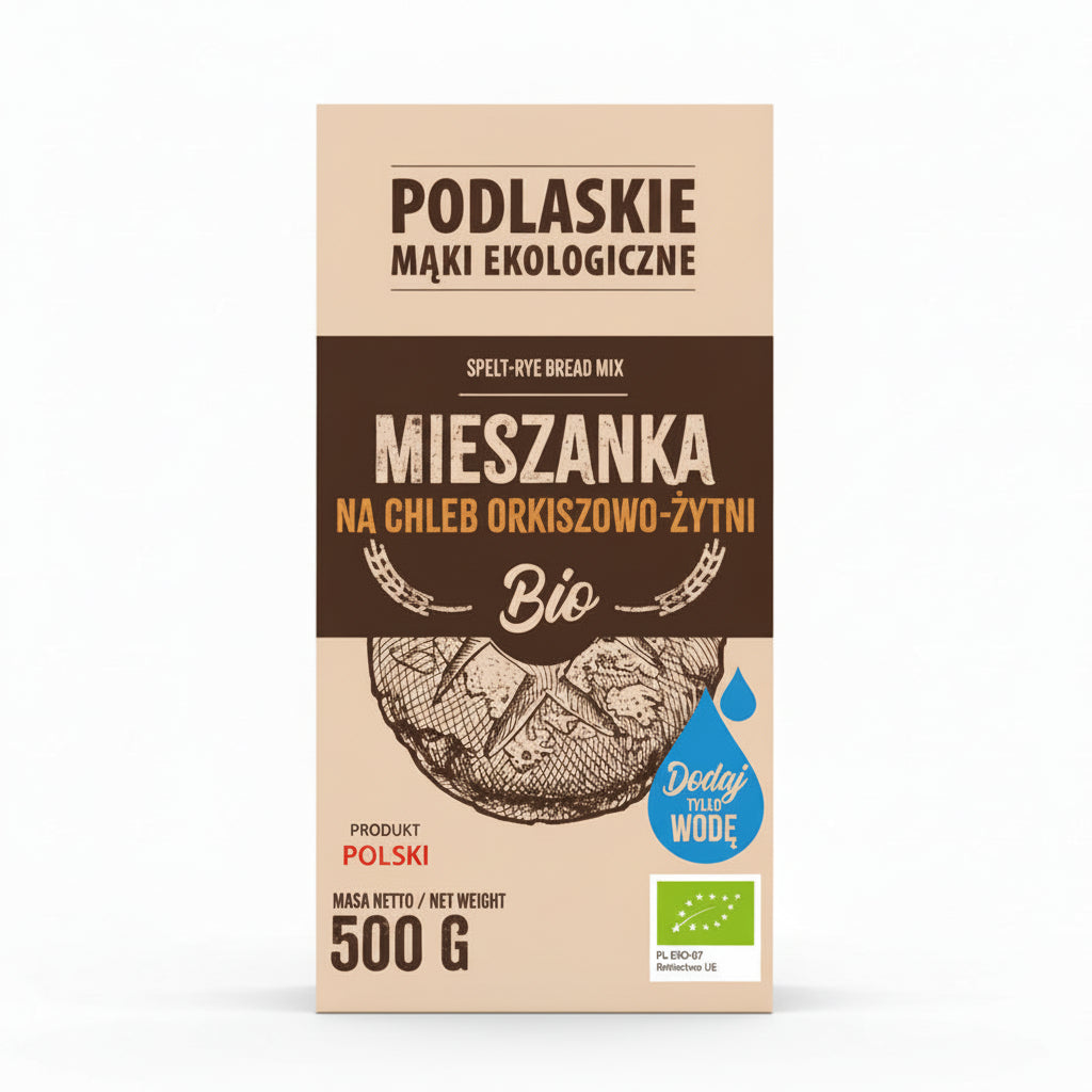 Mieszanka na chleb orkiszowo-żytni BIO 500g