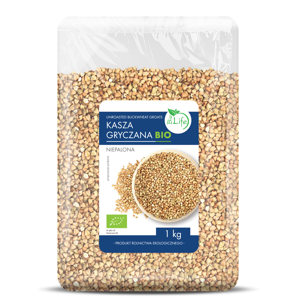 Kasza gryczana niepalona BIO  1 kg