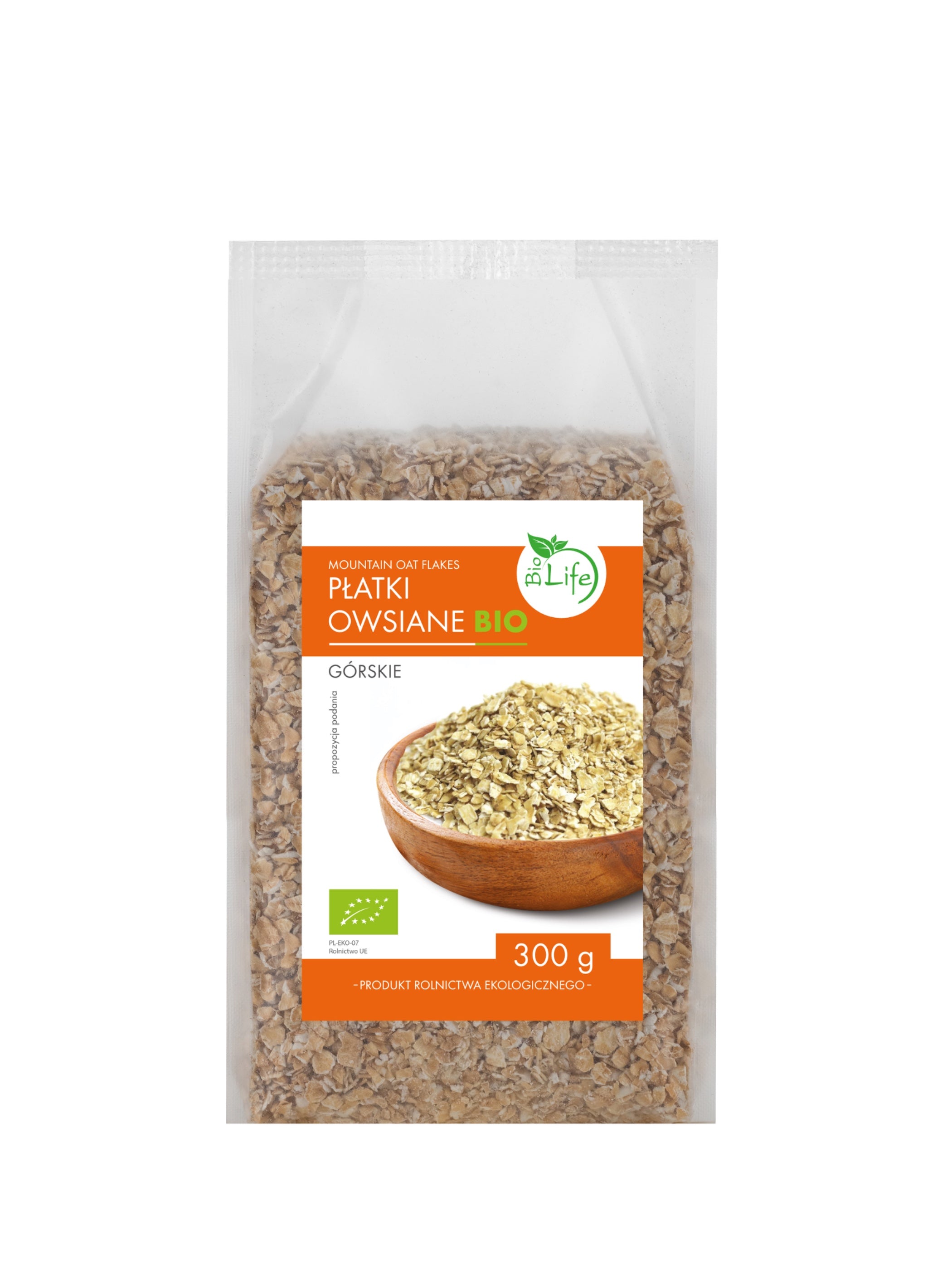 Płatki owsiane górskie BIO 300g