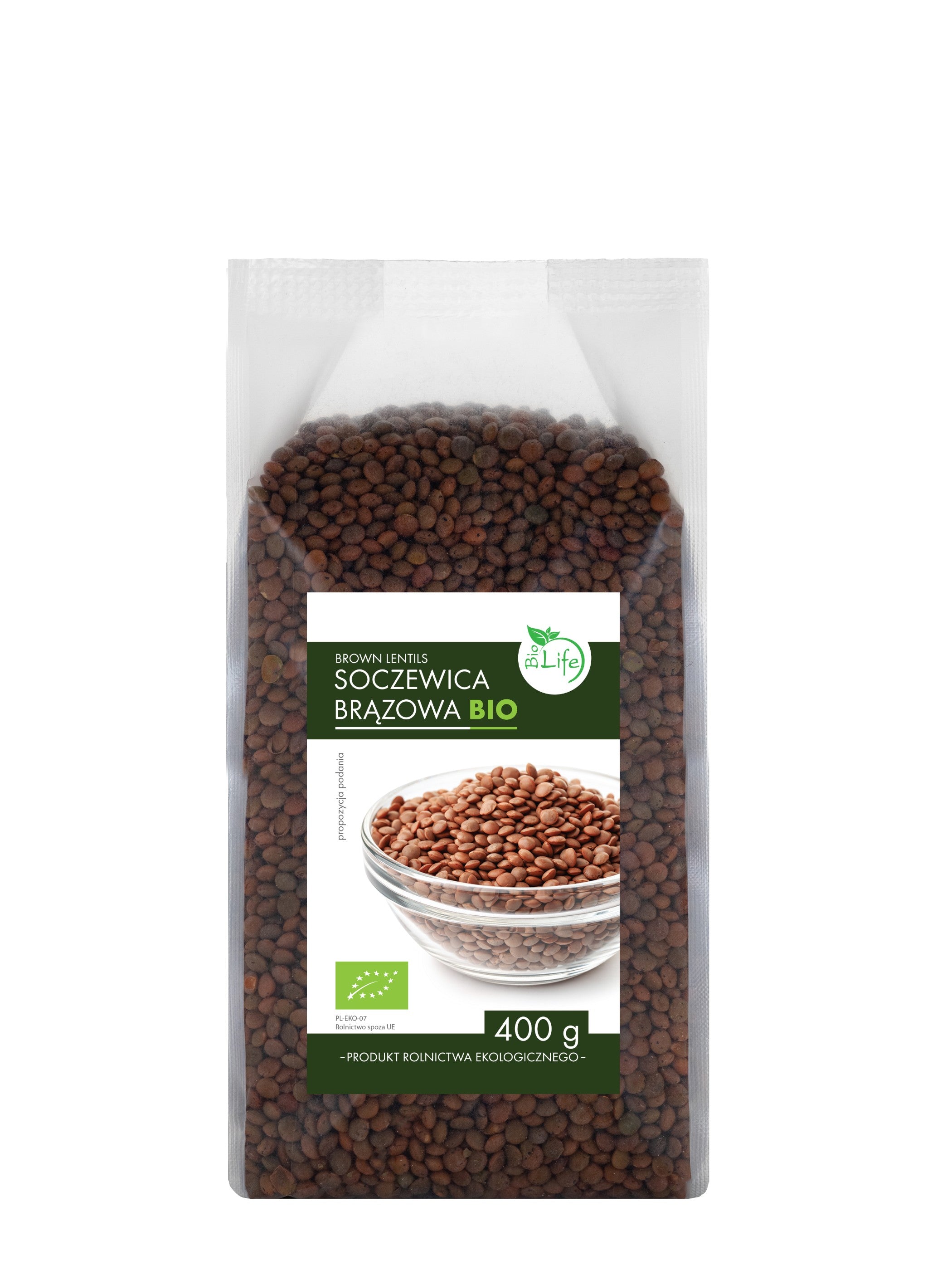 Soczewica brązowa BIO 400g