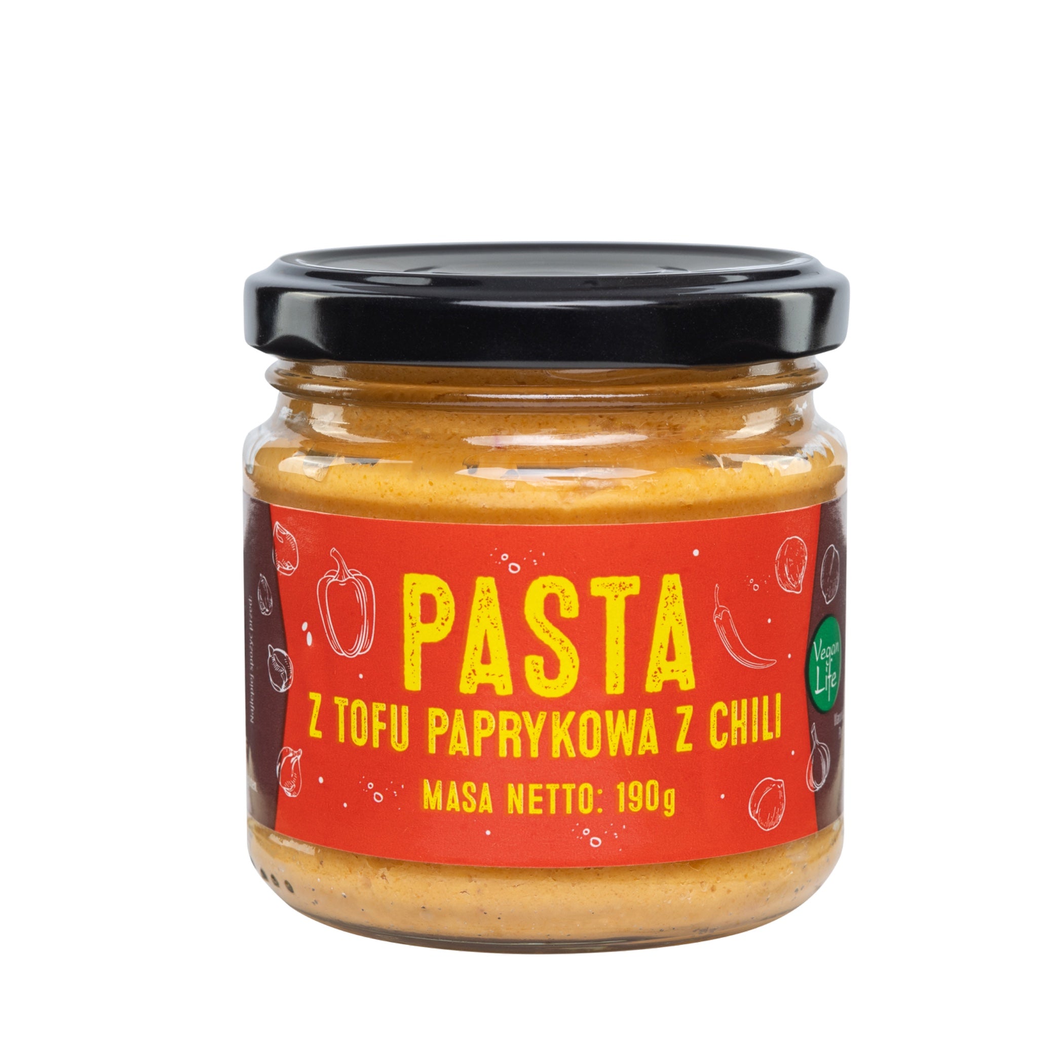 Pasta z tofu paprykowa z chilli 190g