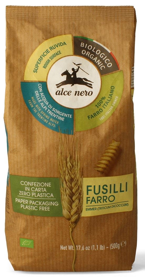 Ekologiczny Makaron Z PŁASKURKI świderki BIO 500 g