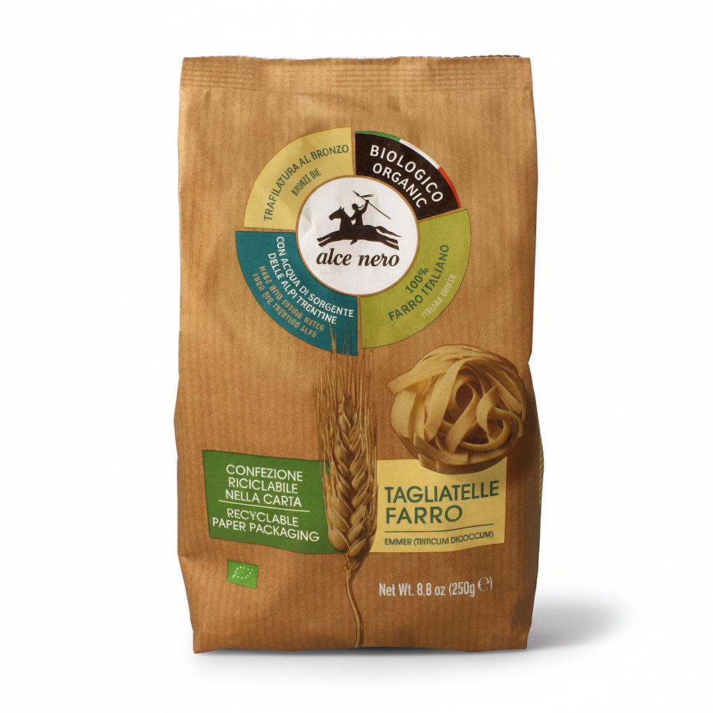 Ekologiczny Makaron  Z PŁASKURKI gniazda tagiatelle BIO 250 g