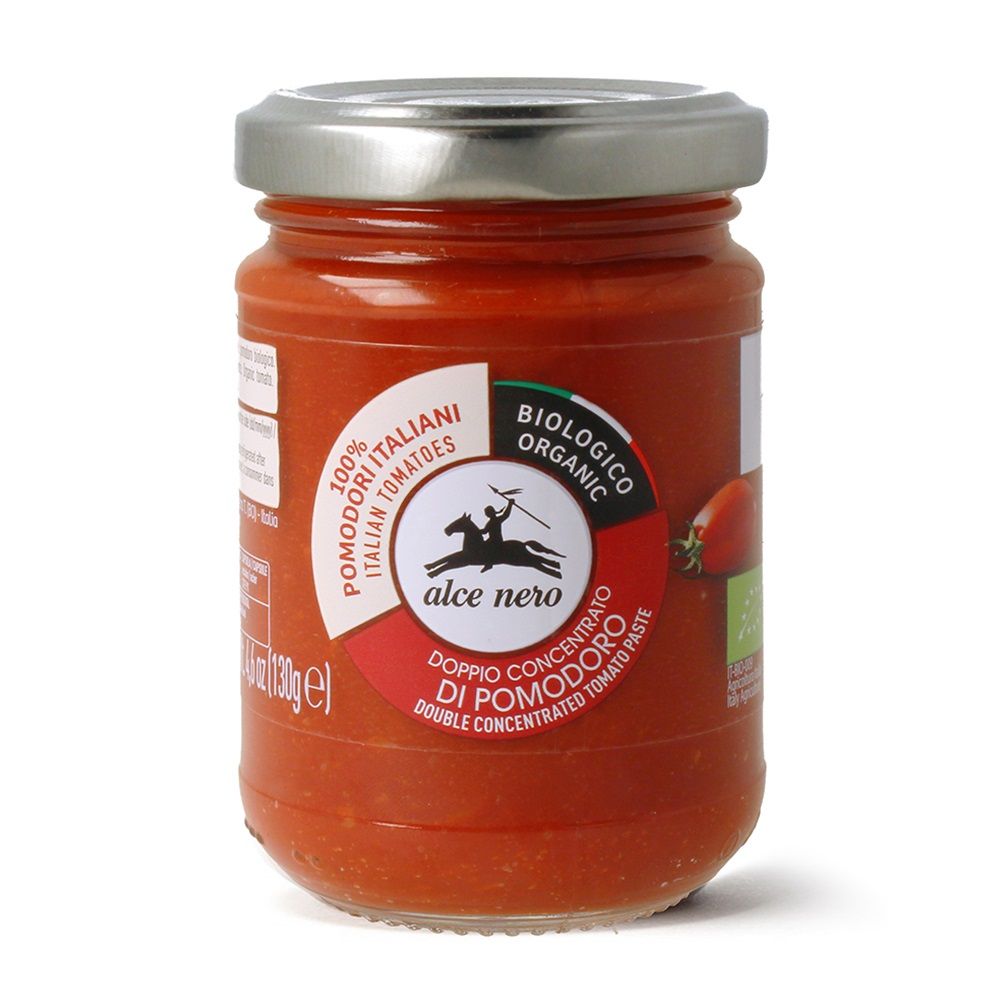 ALCE NERO Ekologiczny Koncentrat pomidorowy 28 % BIO 130 g
