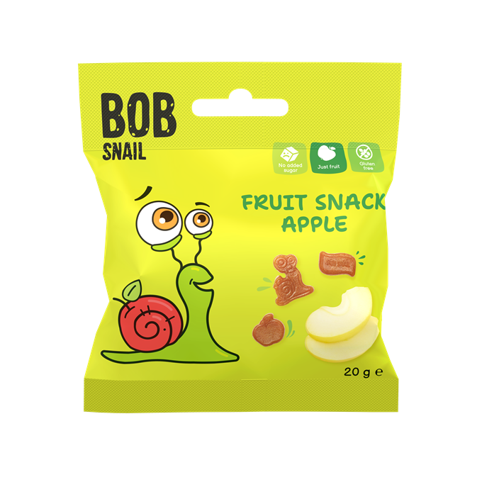 FRUIT SNACK "Jabłko" ВОB SNAIL 20 G