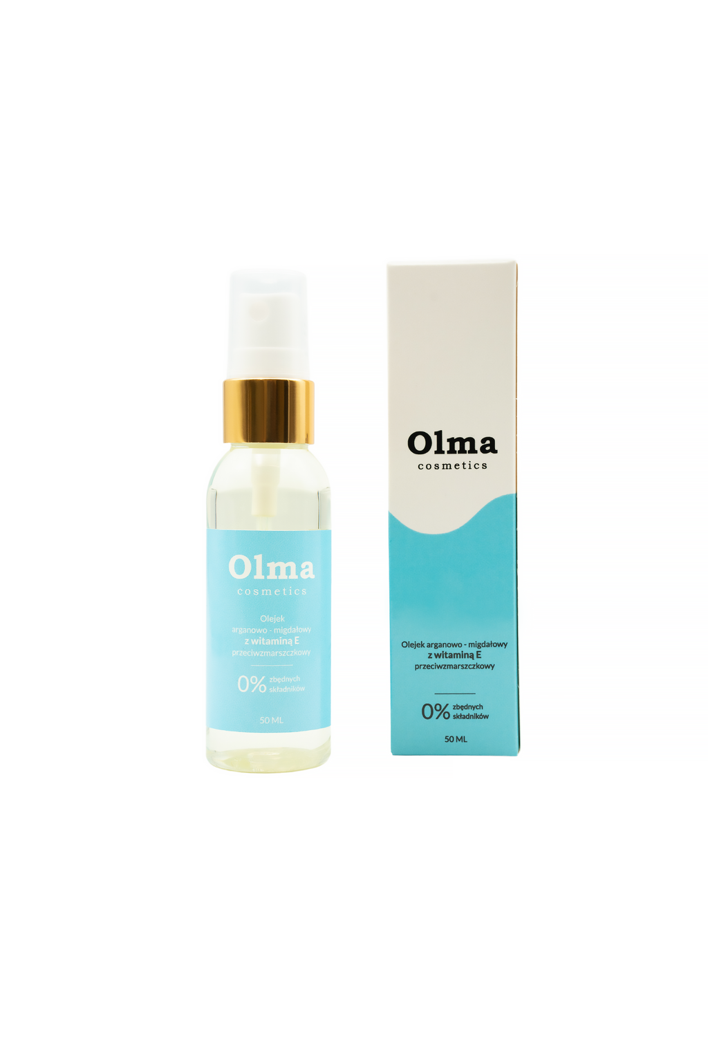 Olma Pharm Olejek arganowo - migdałowy z witaminą E -Przeciwzmarszczkowy 50ml