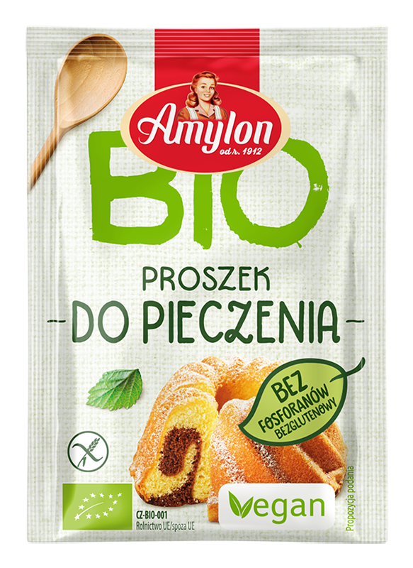 AMYLON Ekologiczny Proszek do pieczenia Bezglutenowy BIO 12 g