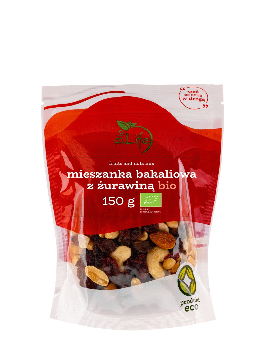 Mieszanka bakaliowa z żurawiną BIO 150g