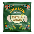 AMAIZIN Ekologiczna Tortilla z otrębami  WRAPS (źródło błonnika) BIO (6 szt.) 240g