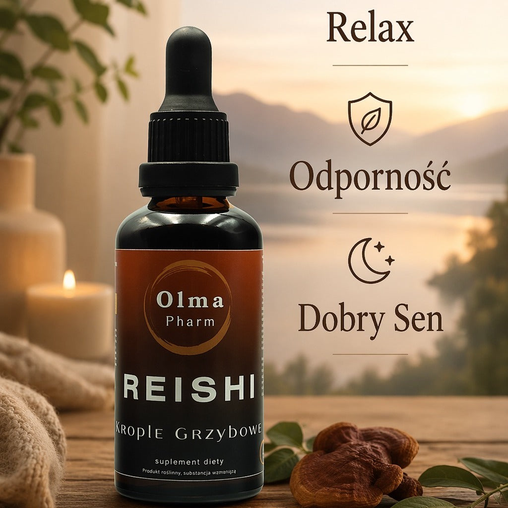 Olma Pharm REISHI Krople Grzybowe 50 ml DER 5:1