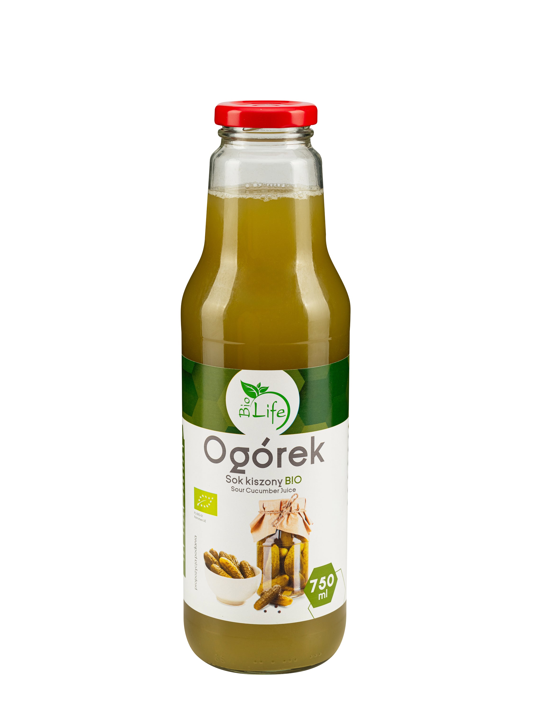 Ogórek sok kiszony BIO 750ml