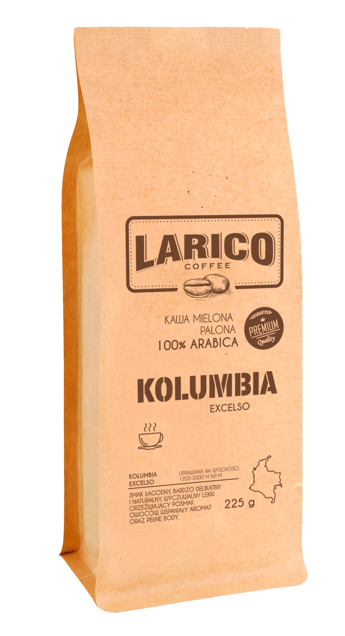 Larico Kawa Mielona Kolumbia Excelso 225g