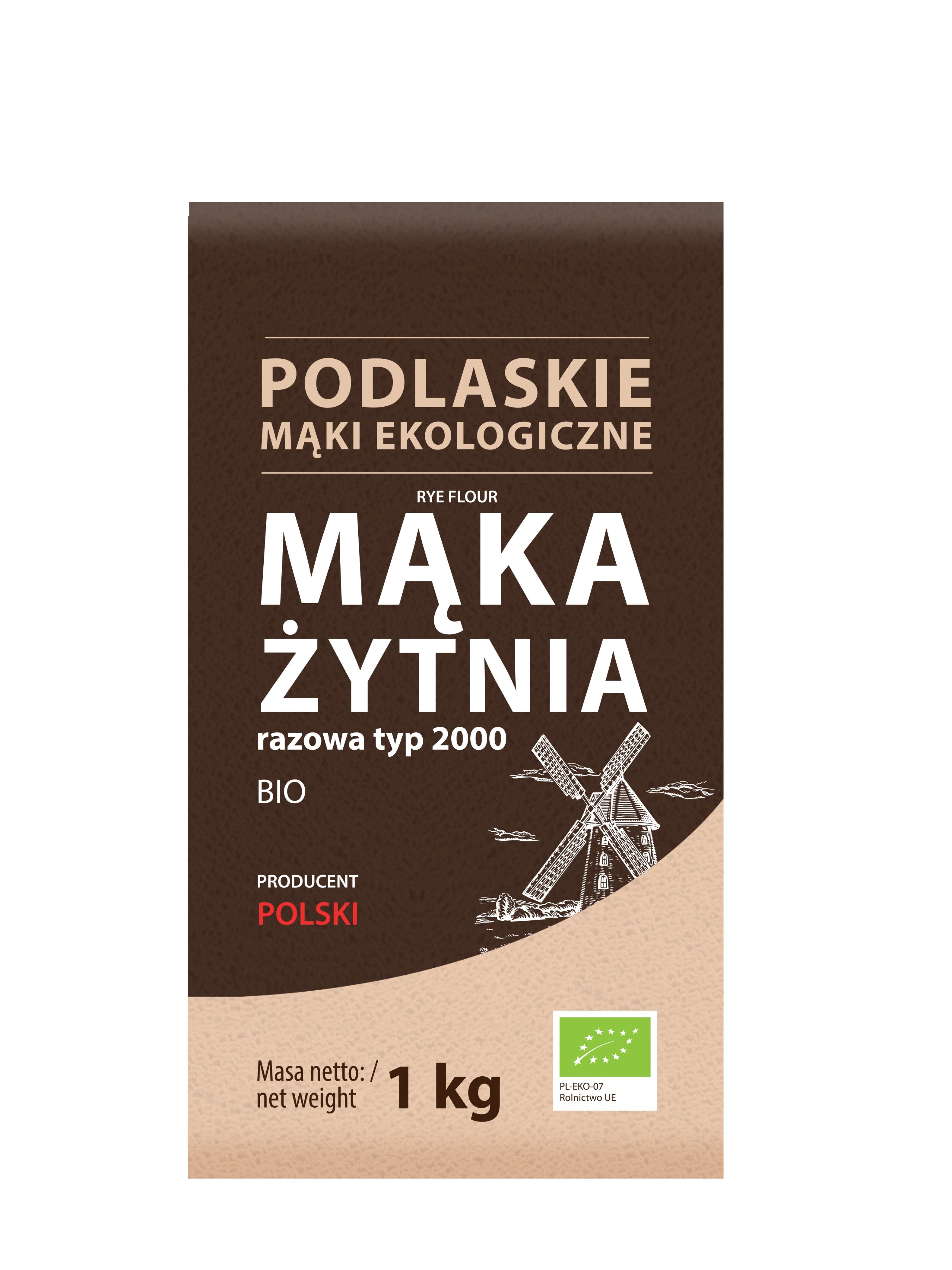 Mąka Żytnia razowa BIO 1 kg