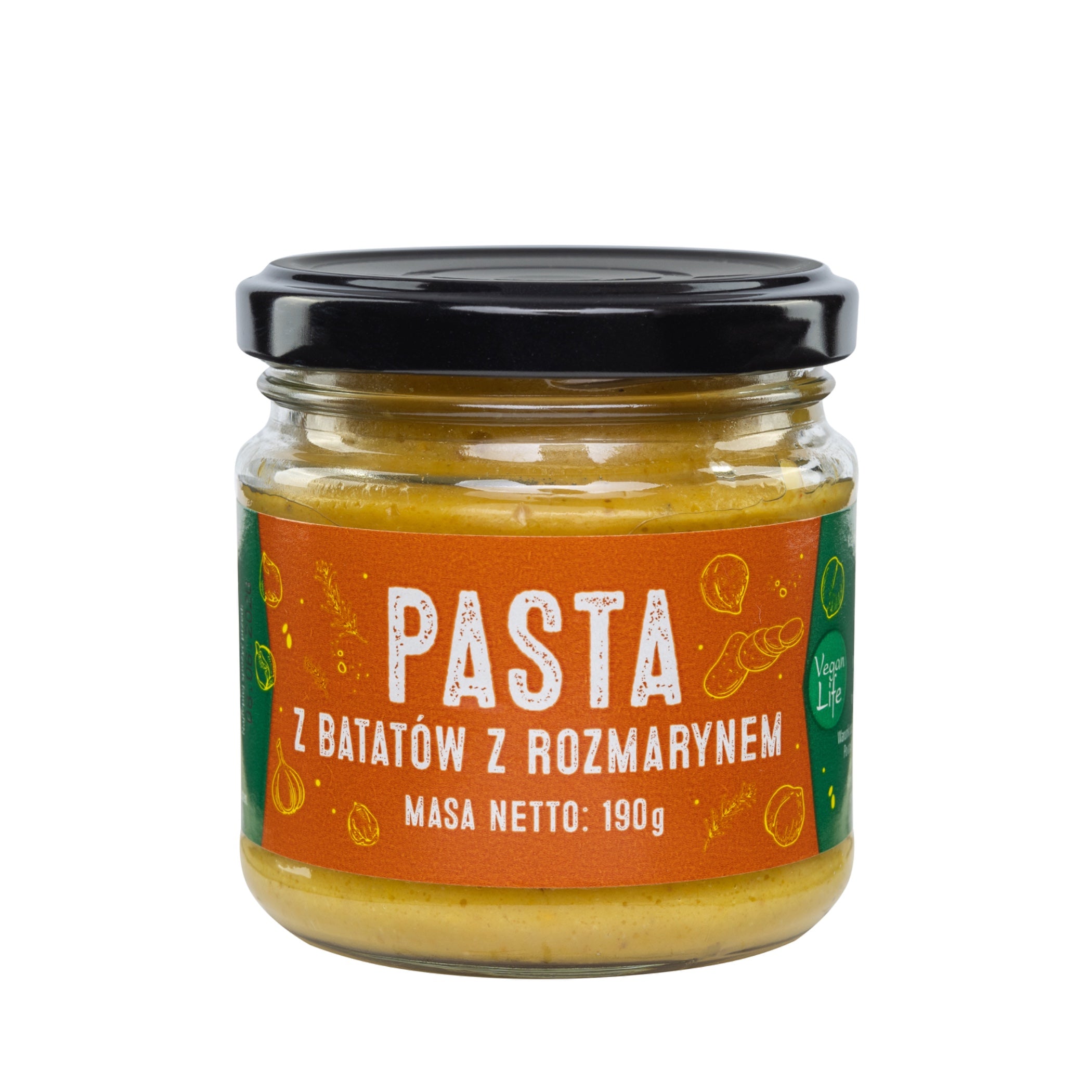 Pasta z batatów z rozmarynem 190g