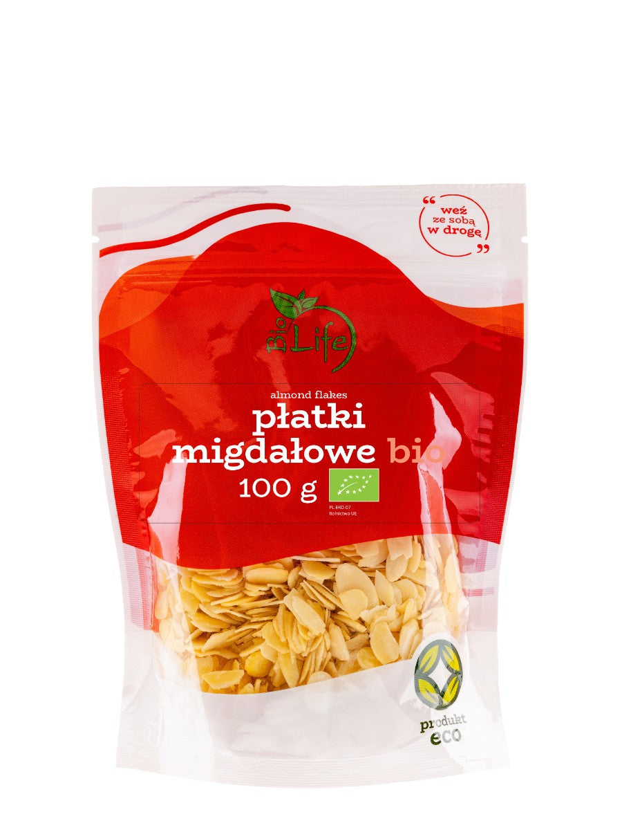 Płatki migdałowe BIO 100g