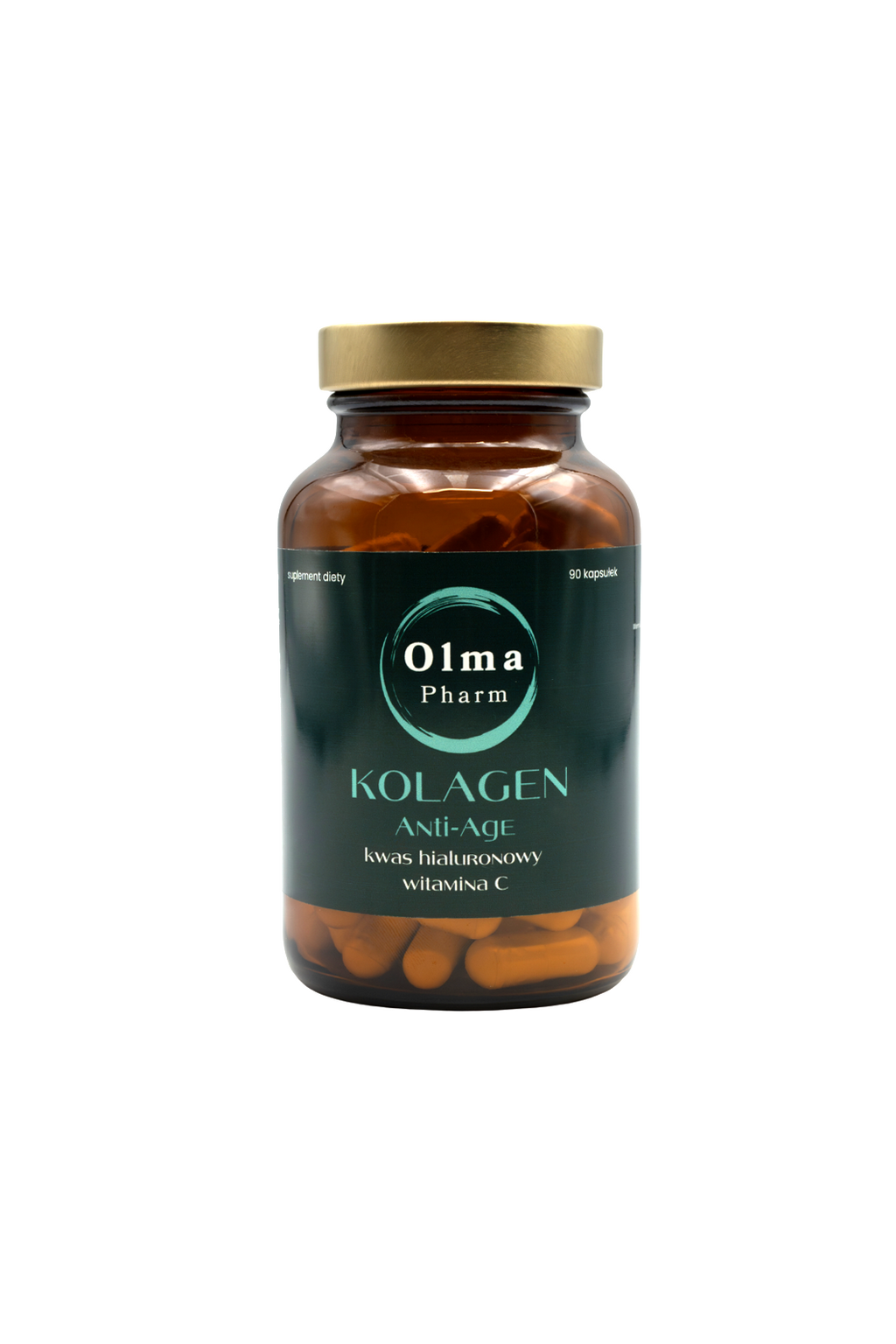 Olma Pharm Kolagen Anti-Age z Kwasem Hialuronowym i witaminą C 90 kapsułek