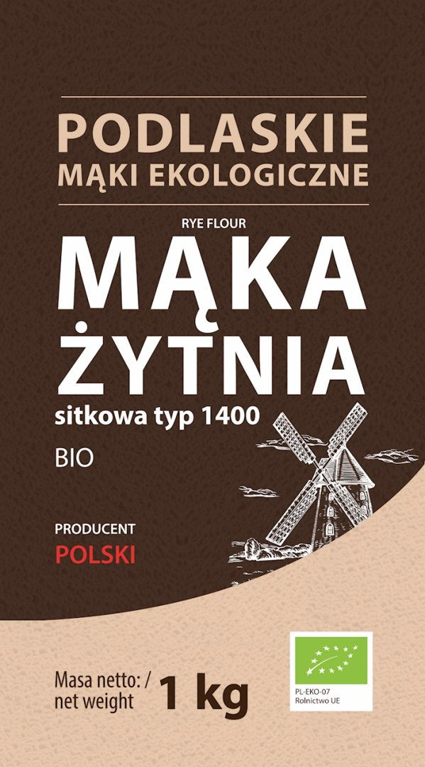 Mąka żytnia sitkowa BIO 1kg