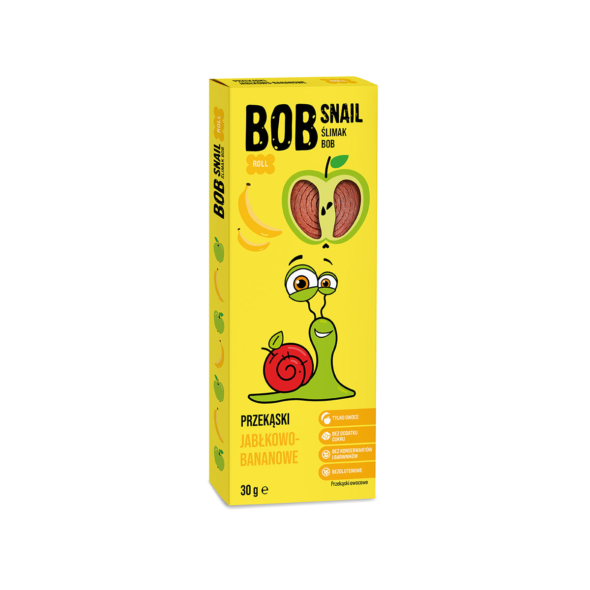 BOB SNAIL Rolls Jabłko Banan  30 g