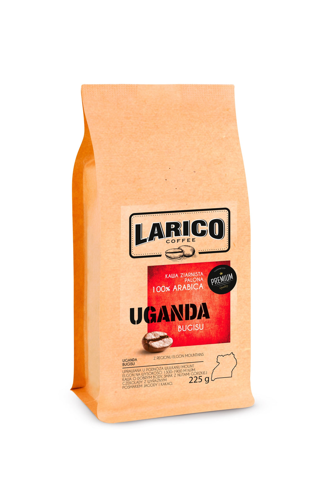 Larico Kawa Ziarnista Uganda Bugisu 225g