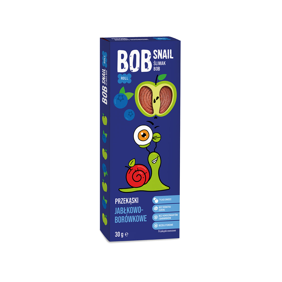 BOB SNAIL Rolls Jabłko Borówka 30 g