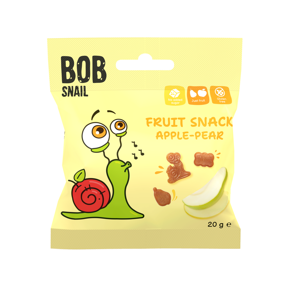 FRUIT SNACK "Jabłko Gruszka" ВОB SNAIL 20 G